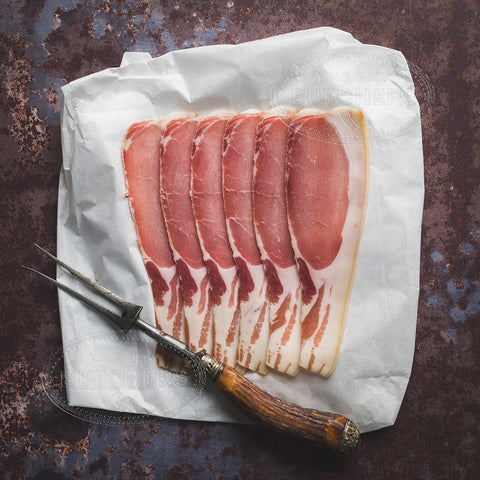 Unsmoked back bacon (200g packs)