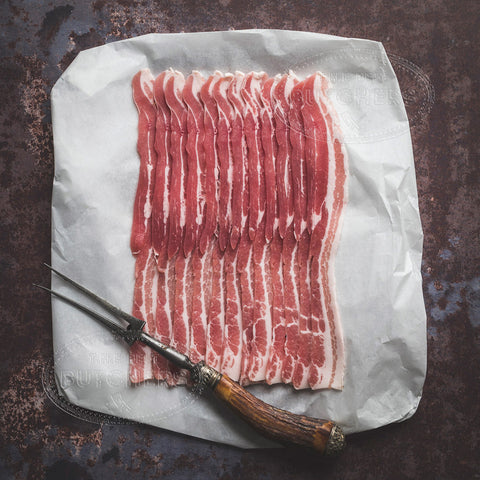 Unsmoked streaky bacon (200g packs)